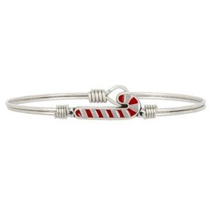 Luca + Danni Candy Cane Bangle Bracelet NWT